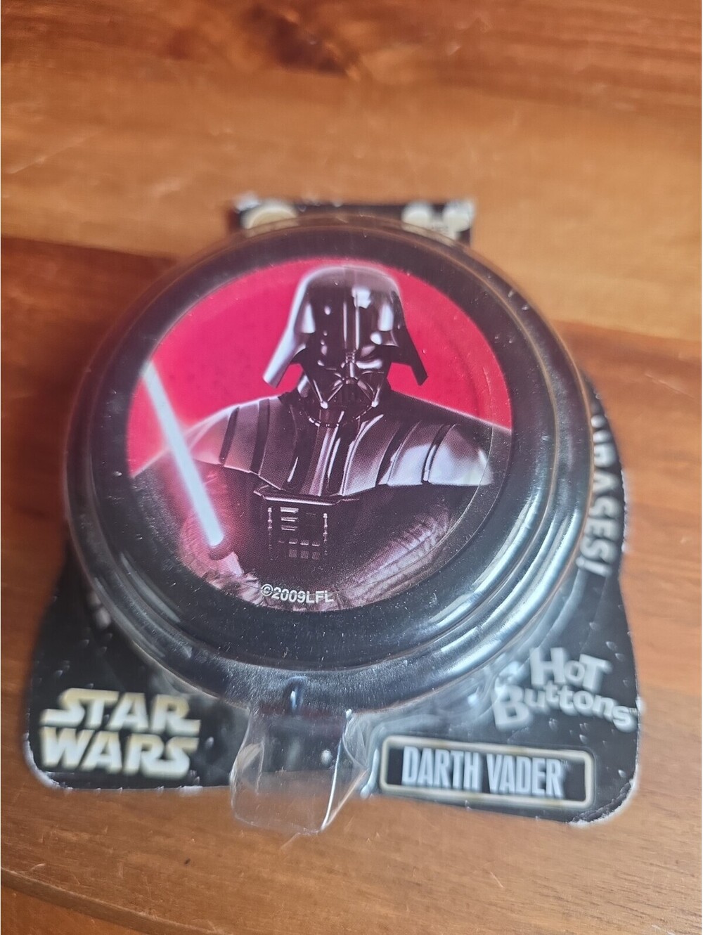 2009 Star Wars Darth Vader Hot Buttons Disney Land/World 3 phrases Star Tours